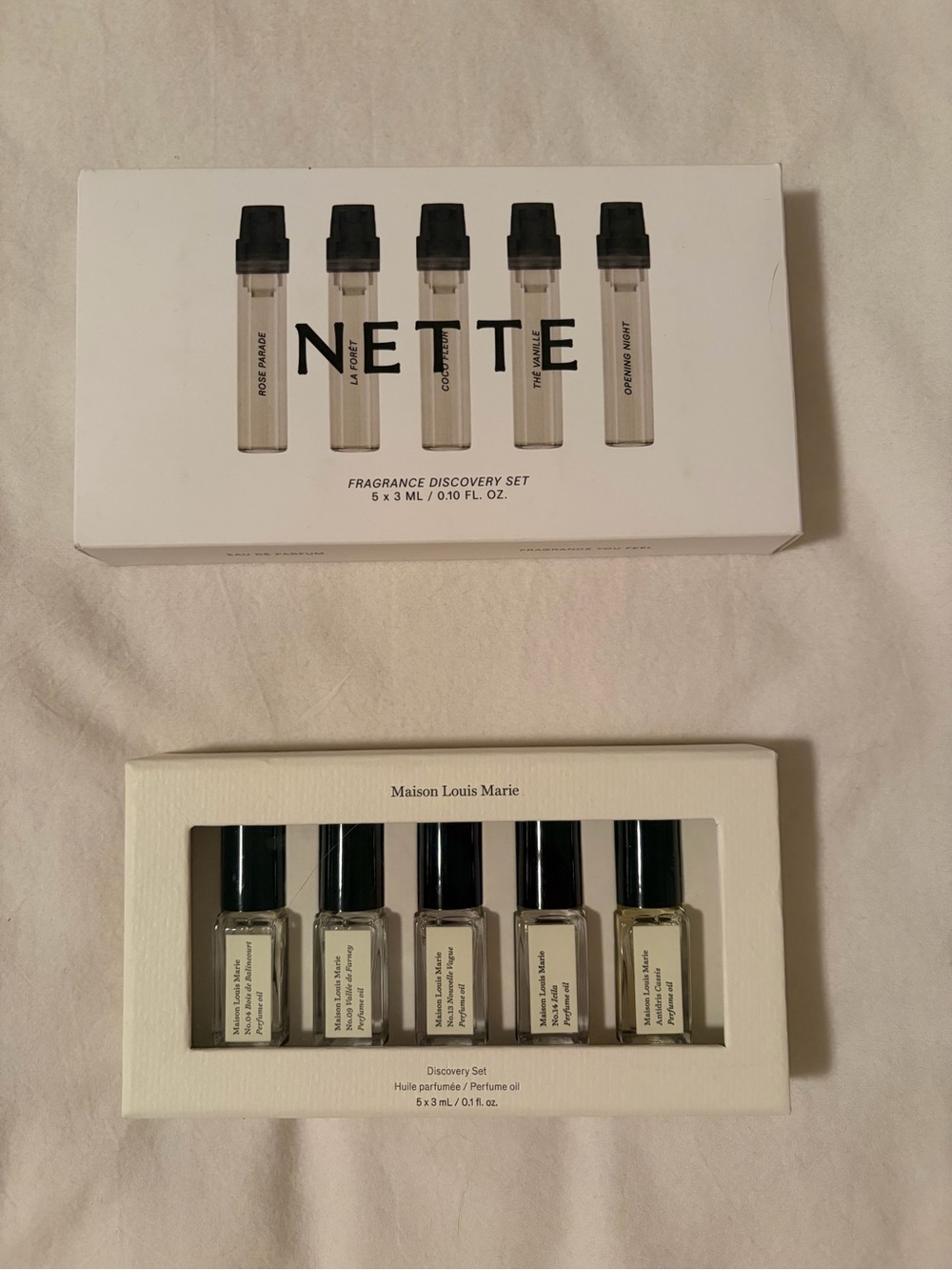 NETTE Maison Margiela fragrance discovery sets NIB